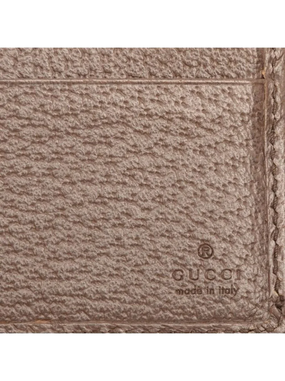 Gucci Jumbo GG Bifold Wallet Brown Canvas Leather - Picture 5 of 6